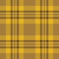 Elegant mustard yellow and brown plaid pattern. Perfect for textile design, website backgrounds, or autumnal branding. vector