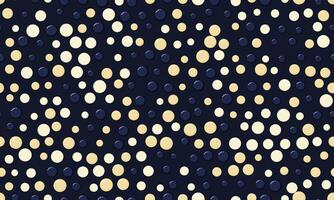 Abstract festive pattern of cream and navy circles on a dark background. Perfect for celebratory designs, website backgrounds, or textile prints. vector