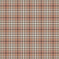 Ornament pattern fabric, vertical plaid seamless tartan. Curved texture textile background check in orange and dark colors. vector