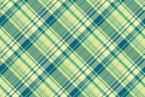 Season background check seamless, place textile tartan pattern. Covering plaid texture fabric in green and lime colors. vector