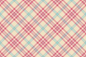 Minimalist tartan textile fabric, picture texture check plaid. Contour seamless background pattern in light and red colors. vector