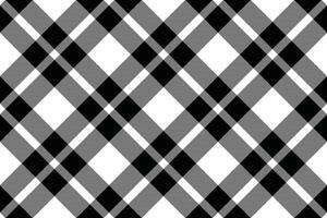 Stylish monochrome plaid pattern. Perfect for textile design, website backgrounds, or fashion projects. vector