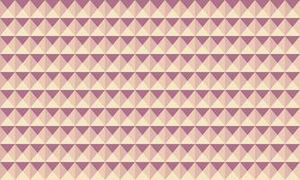 Elegant geometric pattern with muted pink and beige triangles. Ideal for website backgrounds, textile designs, or presentation templates. Creates a sophisticated and subtle visual texture. vector
