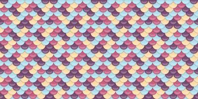 Seamless pastel fish scale pattern. Perfect for textile design, website backgrounds, or whimsical branding. This charming, repeating design evokes a sense of playful elegance and subtle luxury. vector