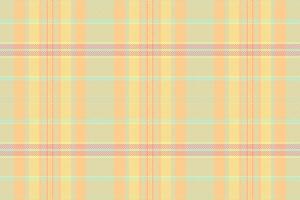 Soft pastel plaid pattern in peach, mint, and beige. Ideal for textile design, fashion, home decor, or website backgrounds. This delicate, seamless texture evokes feelings of warmth and serenity. vector