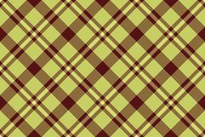 Elegant olive green and burgundy diagonal plaid pattern. Perfect for textile design, backgrounds, or wrapping paper. Subtle texture adds visual interest. vector