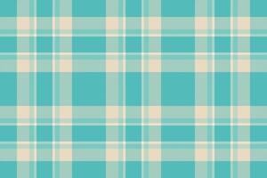 Serene teal and cream plaid pattern. Perfect for textile design, website backgrounds, or adding a touch of understated elegance to your projects. vector