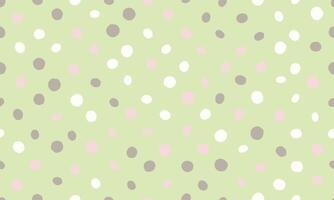 Delightful pastel polka dot pattern. Perfect for backgrounds, textile design, or playful branding. Soft, gentle colors evoke feelings of calmness and happiness. vector