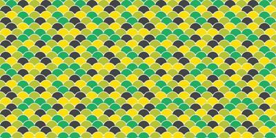 Vibrant geometric pattern in yellow, green, and gray. Ideal for backgrounds, textile designs, or website banners. vector