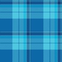 Vibrant teal and dark blue plaid pattern. A seamless texture perfect for textile design, website backgrounds, or stylish presentations. vector