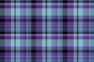 Repeat seamless texture, outside pattern textile tartan. Stroke plaid background check fabric in cyan and dark colors. vector