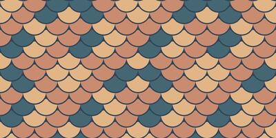 Abstract seamless pattern featuring a captivating scales design in earthy tones. Ideal for textile prints, website backgrounds, or decorative elements. vector