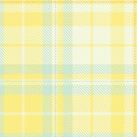 Soft pastel yellow and mint green plaid pattern. Ideal for backgrounds, textile designs, and springsummer themes. Evokes feelings of freshness, calmness, and gentle optimism. vector