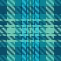 Drawing check tartan pattern, styled seamless background . Satin texture textile fabric plaid in cyan and bright colors. vector