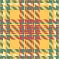Vibrant autumnal plaid pattern. Warm, earthy tones in a classic checkered design. Ideal for fallthemed projects, textiles, or website backgrounds. Evokes feelings of warmth, comfort, and tradition. vector