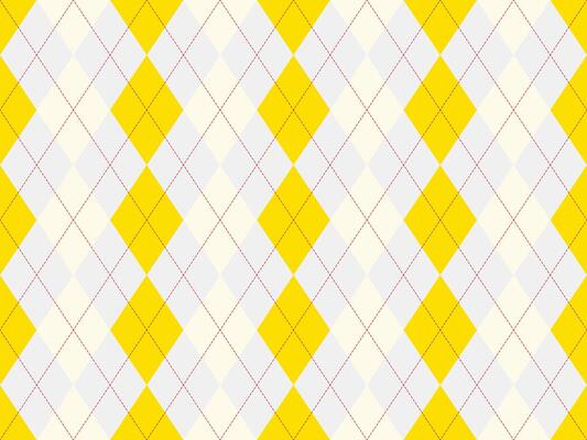 Vibrant yellow and pastel argyle pattern. Perfect for textile design, fashion, websites, or playful branding. Geometric shapes create a cheerful, stylish, and versatile backdrop.