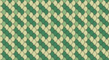 Abstract green and beige scales pattern. Perfect for backgrounds, textiles, or website designs. Evokes nature, serenity, and subtle elegance. vector