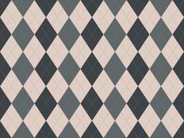 Elegant argyle pattern in muted tones. Perfect for backgrounds, textiles, and fashion designs. vector