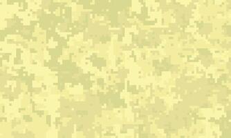 Abstract digital camouflage pattern in muted yellow tones. Perfect for backgrounds, textures, or website designs needing a subtle yet visually interesting element. vector