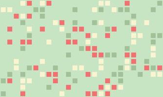 Abstract pastel square pixel pattern. Modern minimalist design ideal for website backgrounds, textiles, and social media. Subtle color palette evokes calmness and creativity. vector