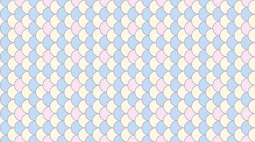 Pastelcolored fish scale pattern, perfect for backgrounds, textiles, or website design. This seamless, repeating design offers a soft, dreamy aesthetic with a subtle texture. vector