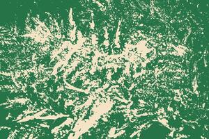 Scratch green and beige distressed grunge background. Abstarct beige texture on green background, random splatter and rough texture for posters, backdrop effect. vector