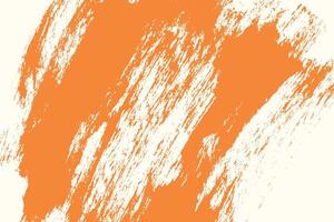 Grunge bold orange paint smudge, brush stroke background. Grungy texture banner template with space for text for presentations, cover, ad, website, poster, card. vector