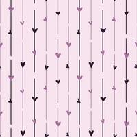 Elegant seamless pattern of hearts on a soft pink background creating a whimsical atmosphere vector