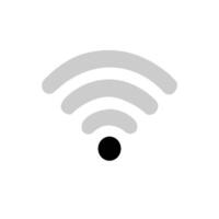 A wifi symbol on a white background vector