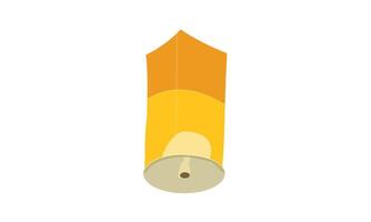 A Colorful Sky Lantern Floating into the Sky Floating Lantern Flying Lantern Lantern Art vector