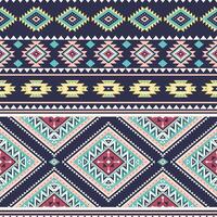 Tribal striped seamless pattern. Aztec geometric background. Can be used in textile design, web design for making wrapping, envelope, backpacks, etc. vector