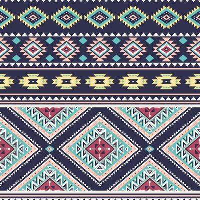 Tribal striped seamless pattern. Aztec geometric background. Can be used in textile design, web design for making wrapping, envelope, backpacks, etc.