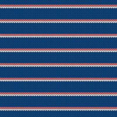 Knitted seamless pattern with strips. Norwegian style sweater. Wool textured, illustration. Traditional winter holiday background.