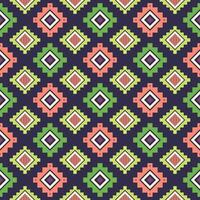 Tribal seamless pattern. Aztec diamond geometric background. Can be used in textile design, web design for making of clothes, accessories, decorative paper, wrapping vector