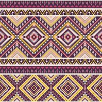 Tribal striped seamless pattern. Aztec geometric background. Can be used in textile design, web design for making envelope, backpacks vector