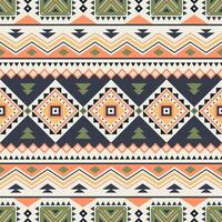 Tribal striped seamless pattern. Aztec geometric background. Can be used in textile design, web design for making wrapping, envelope, backpacks vector