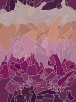 Crystal mosaic seamless pattern in cool and soft neutral colors vector