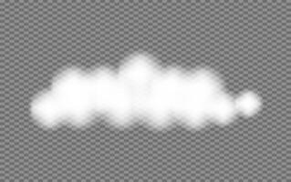Realistic white fluffy Clouds set. weather in 3d style. Soft blur effect. Overlay sky element for banner poster card. vector