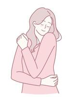 Embracing the powerful concepts of SelfLove and Inner Peace in our lives every day vector