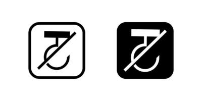 Essential do not hook symbol icons, perfect for packaging labels and freight handling instructions to prevent damage during transport. vector
