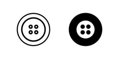 Wear button icon set. Suitable for e-commerce websites, fashion apps, and online shopping platforms. Symbol of clothing, fashion, style, and button. vector