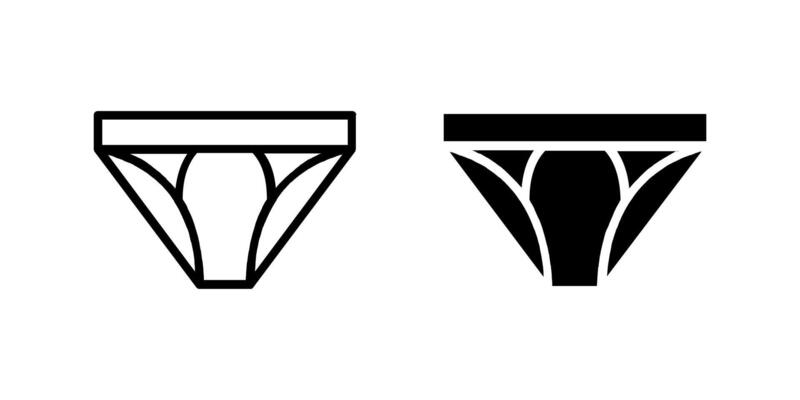 Men underwear 1 icon set. Suitable for e-commerce websites, fashion apps, and online shopping platforms. Symbol of apparel, fashion, style, and undergarment.