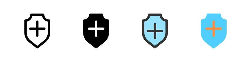 Icon set for security. Ideal for apps, privacy tools, or protection UI. vector