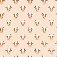 Cow pattern background vector