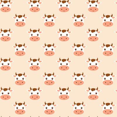 Cow pattern design