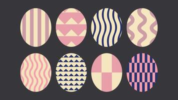minimal backgrounds featuring playful wavy forms and naive abstract style perfect for templates, art prints, and creative frame layouts in a bold and cheerful design. vector