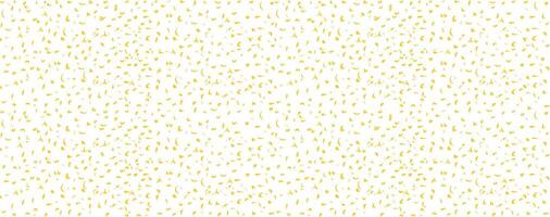 Gold glitter particles texture isolated on white and transparent background with golden yellow confetti explosion vector