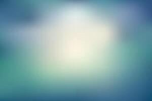 Bright blue smooth mesh gradient abstract background with light rays and soft blur backdrop vector