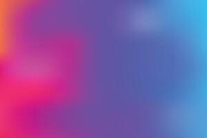 Smooth soft mesh gradient abstract background in blue pink purple and orange blur style backdrop vector