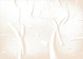 White craft paper background. halftone. Pastel craft texture with small noise and dots. Template light tones. minimal, simple textile texture, background with folds and crumpled. vector